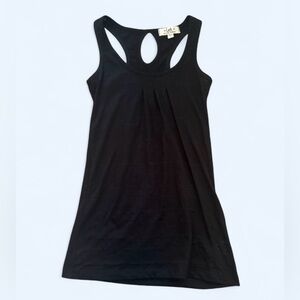 Lei Black Racerback Tank Top Size Small